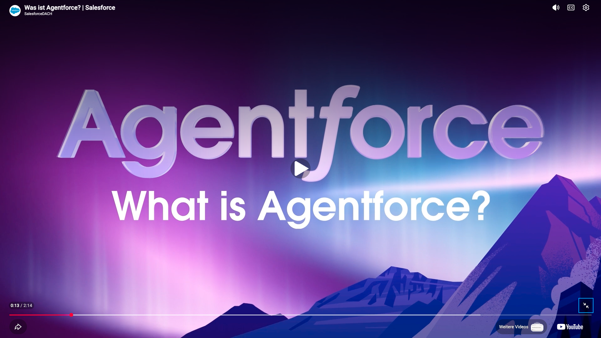 Salesforce Agentforce Video